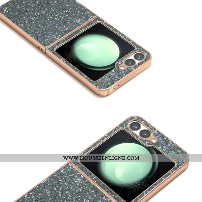 Coque Samsung Galaxy Z Flip 7 FE / Z Flip 6 Design Pailleté