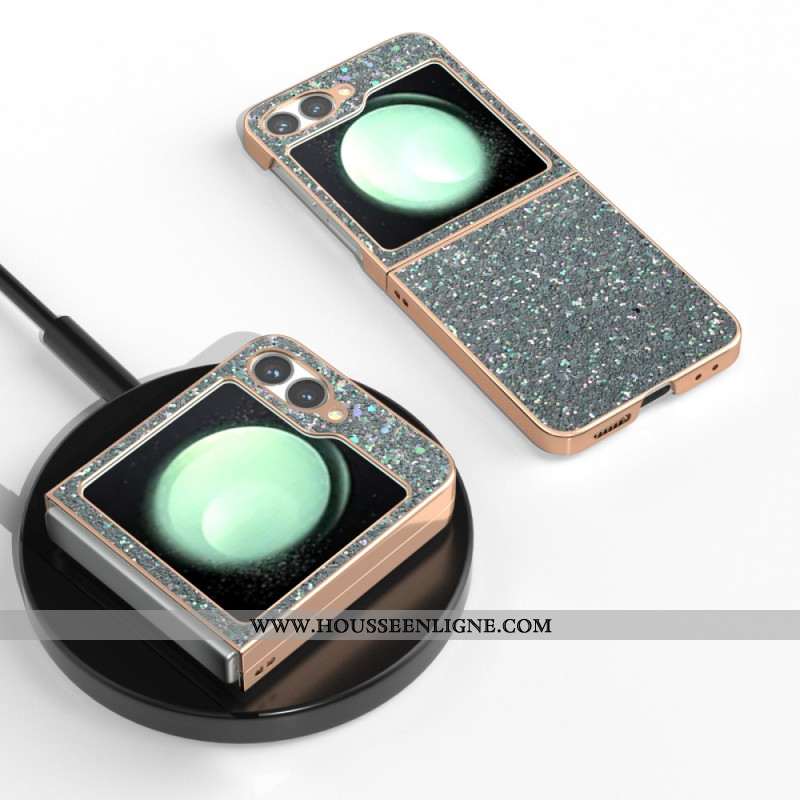 Coque Samsung Galaxy Z Flip 7 FE / Z Flip 6 Design Pailleté