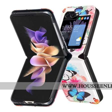 Coque Samsung Galaxy Z Flip 7 FE / Z Flip 6 Deux Papillons