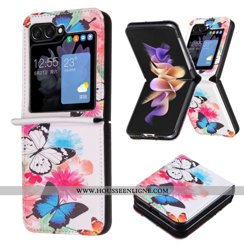 Coque Samsung Galaxy Z Flip 7 FE / Z Flip 6 Deux Papillons