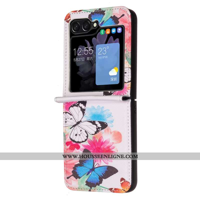 Coque Samsung Galaxy Z Flip 7 FE / Z Flip 6 Deux Papillons