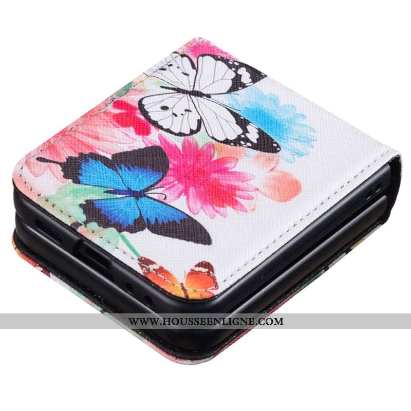 Coque Samsung Galaxy Z Flip 7 FE / Z Flip 6 Deux Papillons