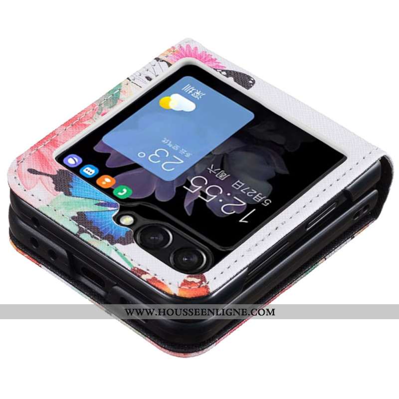 Coque Samsung Galaxy Z Flip 7 FE / Z Flip 6 Deux Papillons