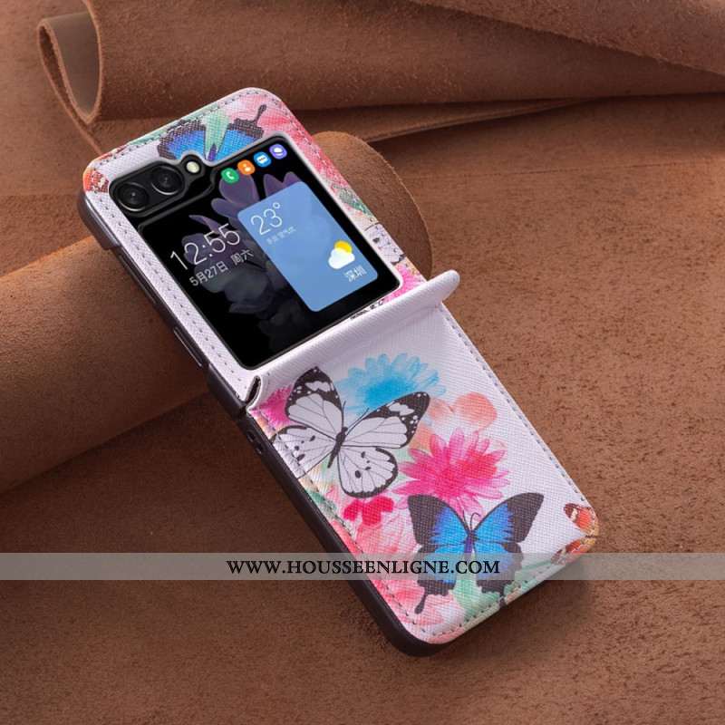 Coque Samsung Galaxy Z Flip 7 FE / Z Flip 6 Deux Papillons