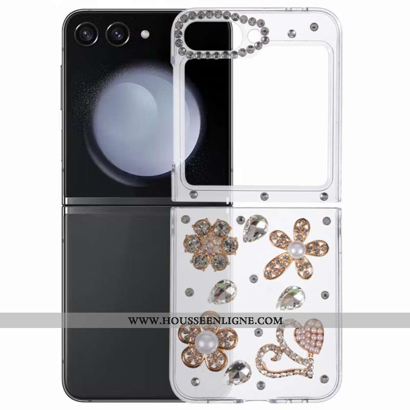 Coque Samsung Galaxy Z Flip 7 FE / Z Flip 6 Décoration Strass