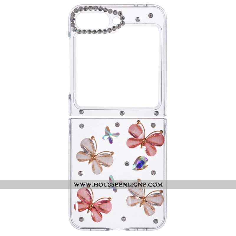 Coque Samsung Galaxy Z Flip 7 FE / Z Flip 6 Décoration Strass