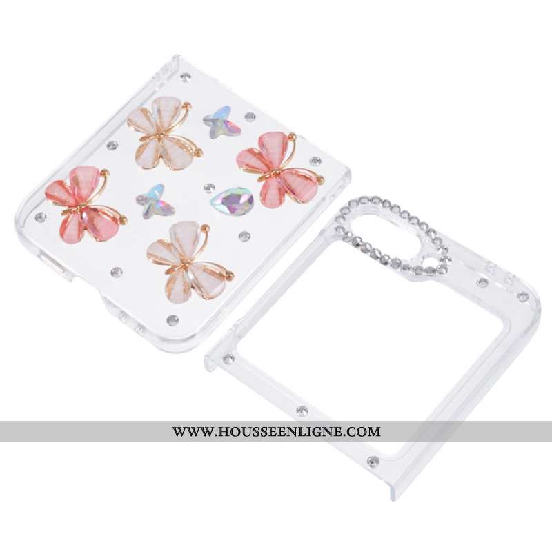 Coque Samsung Galaxy Z Flip 7 FE / Z Flip 6 Décoration Strass