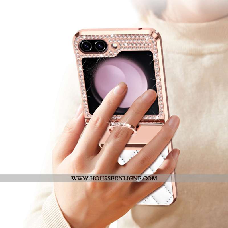 Coque Samsung Galaxy Z Flip 7 FE / Z Flip 6 Décoration Strass