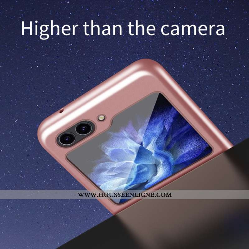 Coque Samsung Galaxy Z Flip 7 FE / Z Flip 6 Effet Métal Compatible MagSafe