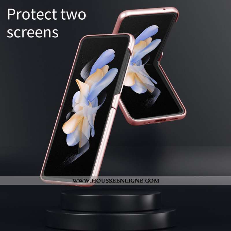 Coque Samsung Galaxy Z Flip 7 FE / Z Flip 6 Effet Métal Compatible MagSafe