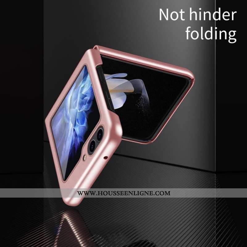 Coque Samsung Galaxy Z Flip 7 FE / Z Flip 6 Effet Métal Compatible MagSafe