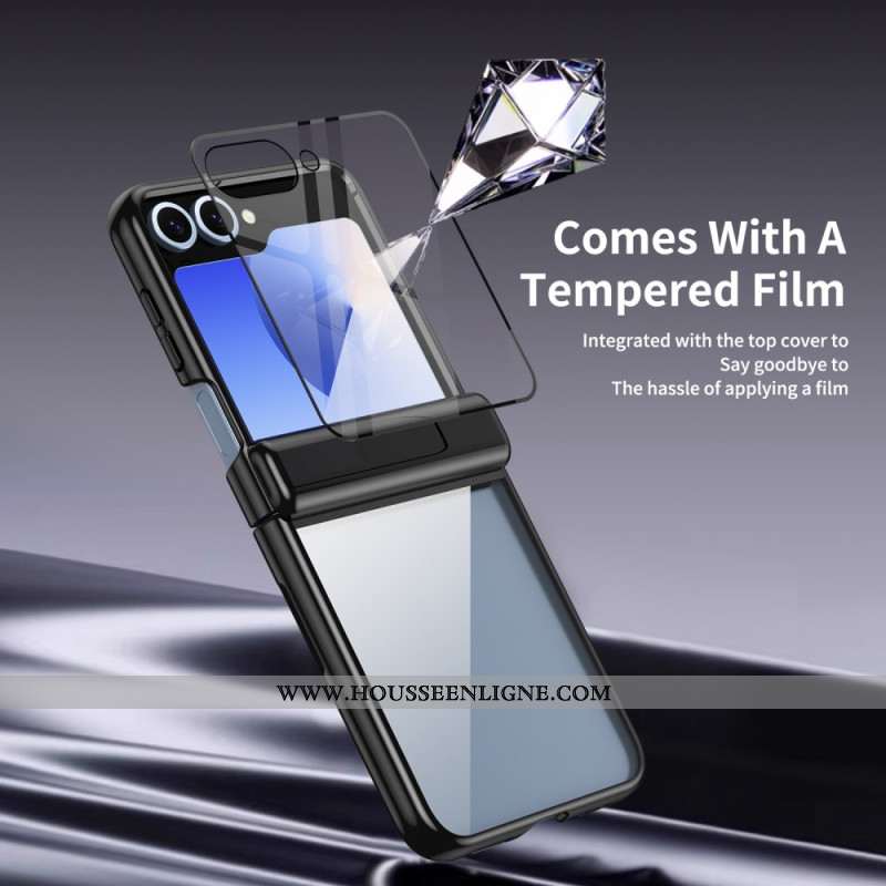 Coque Samsung Galaxy Z Flip 7 FE / Z Flip 6 Effet Métal