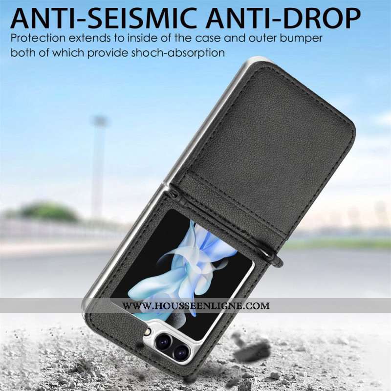 Coque Samsung Galaxy Z Flip 7 FE / Z Flip 6 Emplacement pour Carte