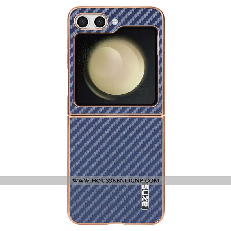 Coque Samsung Galaxy Z Flip 7 FE / Z Flip 6 Fibre Carbone AZNS
