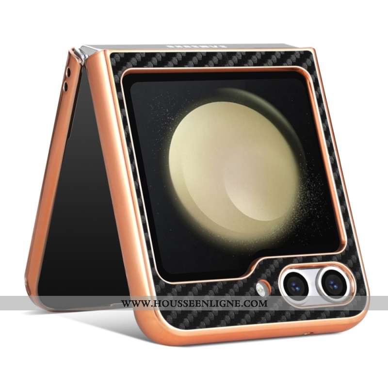 Coque Samsung Galaxy Z Flip 7 FE / Z Flip 6 Fibre Carbone AZNS