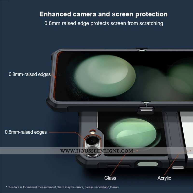 Coque Samsung Galaxy Z Flip 7 FE / Z Flip 6 Film Écran Petit Arrière XUNDD