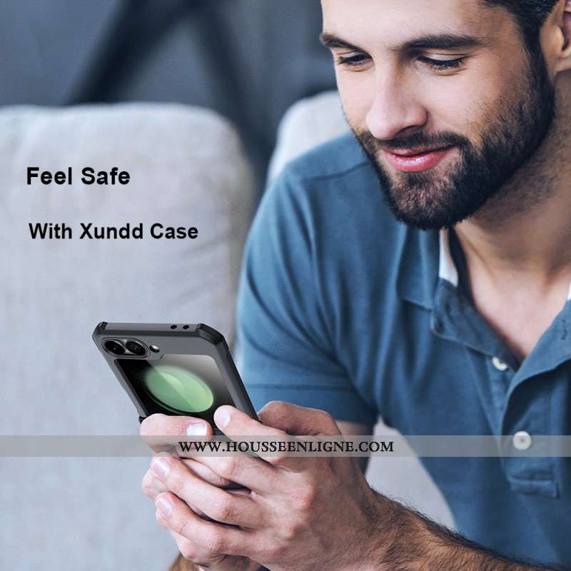 Coque Samsung Galaxy Z Flip 7 FE / Z Flip 6 Film Écran Petit Arrière XUNDD