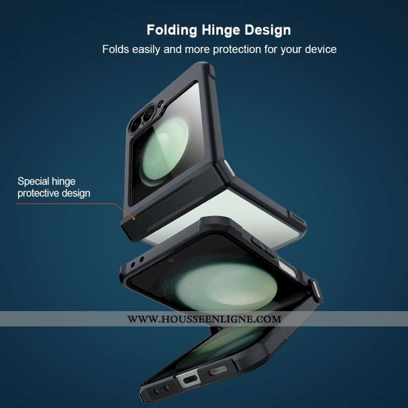 Coque Samsung Galaxy Z Flip 7 FE / Z Flip 6 Film Écran Petit Arrière XUNDD