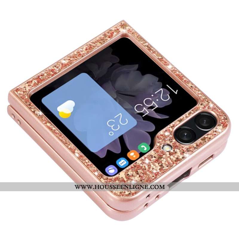 Coque Samsung Galaxy Z Flip 7 FE / Z Flip 6 Finition Pailletée