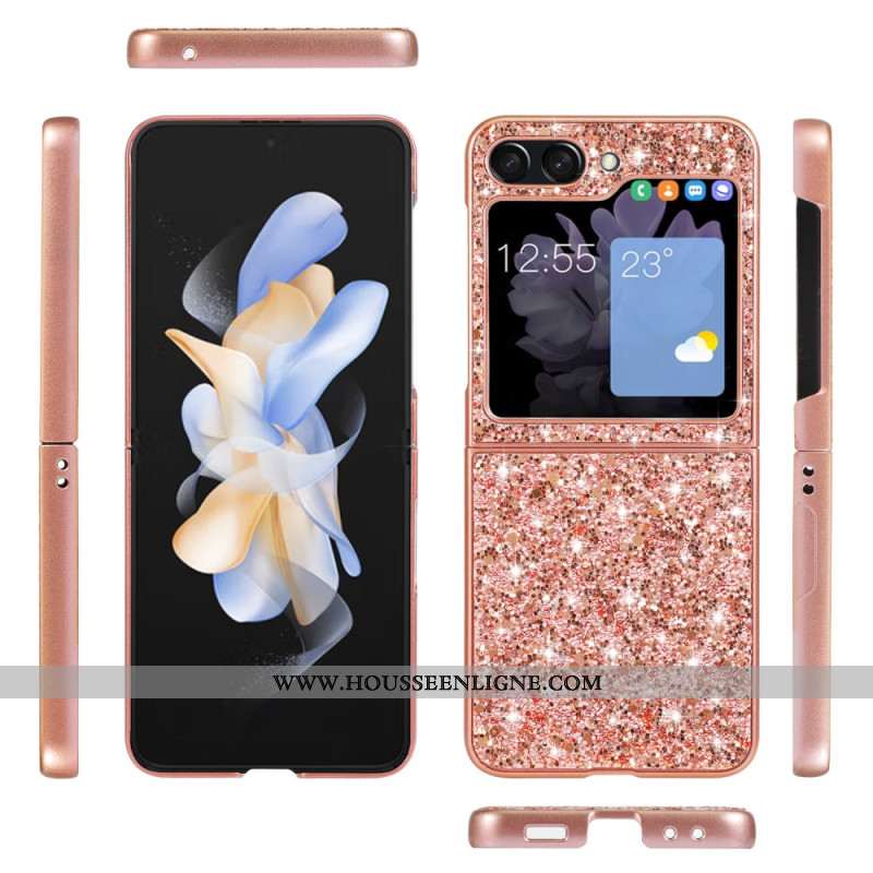 Coque Samsung Galaxy Z Flip 7 FE / Z Flip 6 Finition Pailletée
