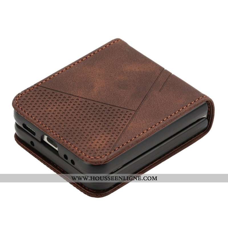 Coque Samsung Galaxy Z Flip 7 FE / Z Flip 6 Géométrie avec Bandoulière