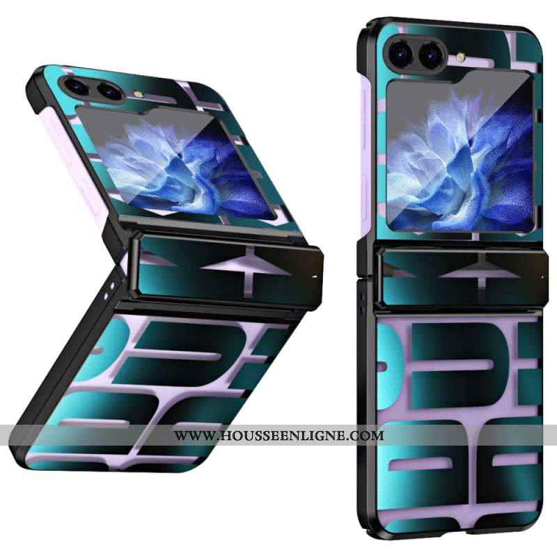 Coque Samsung Galaxy Z Flip 7 FE / Z Flip 6 Lettres avec Film en Verre Trempé