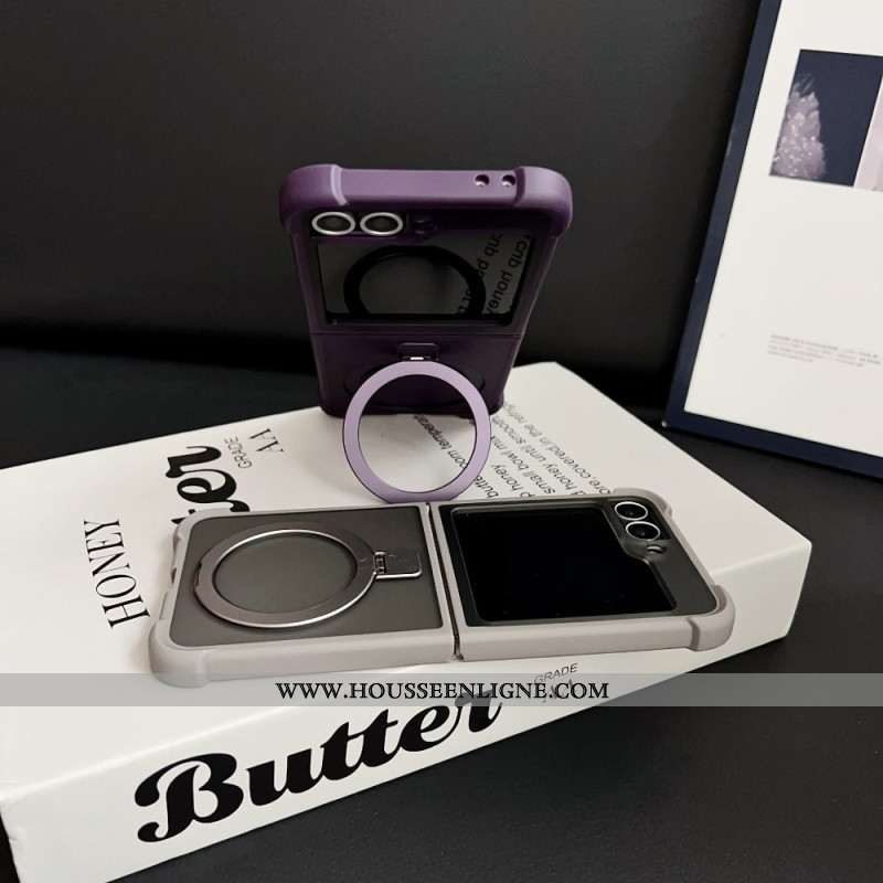 Coque Samsung Galaxy Z Flip 7 FE / Z Flip 6 Magnétique Support Intégré
