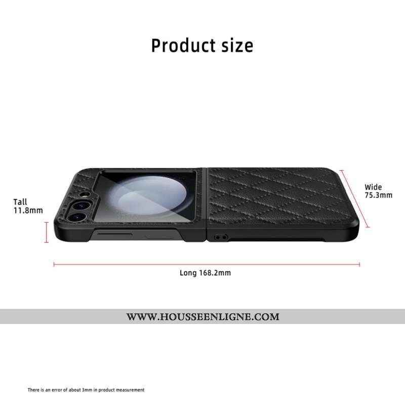 Coque Samsung Galaxy Z Flip 7 FE / Z Flip 6 Matelassée