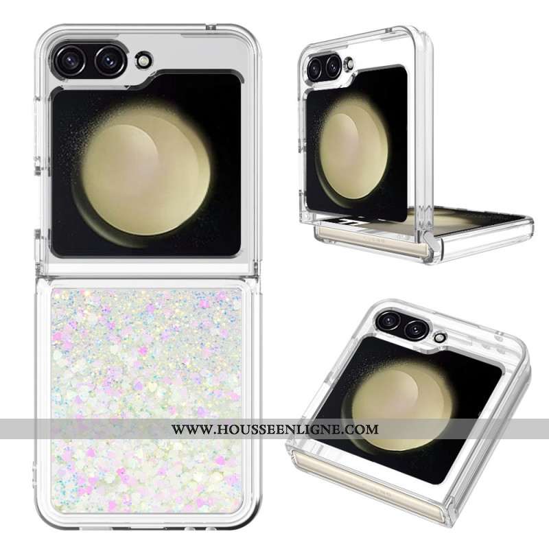 Coque Samsung Galaxy Z Flip 7 FE / Z Flip 6 Paillettes
