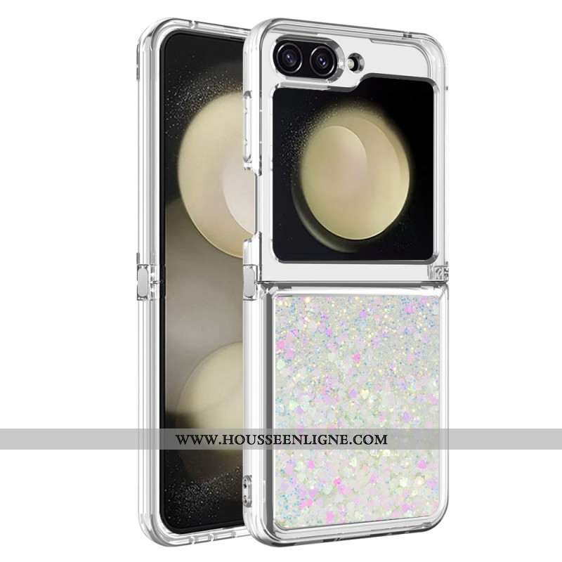 Coque Samsung Galaxy Z Flip 7 FE / Z Flip 6 Paillettes