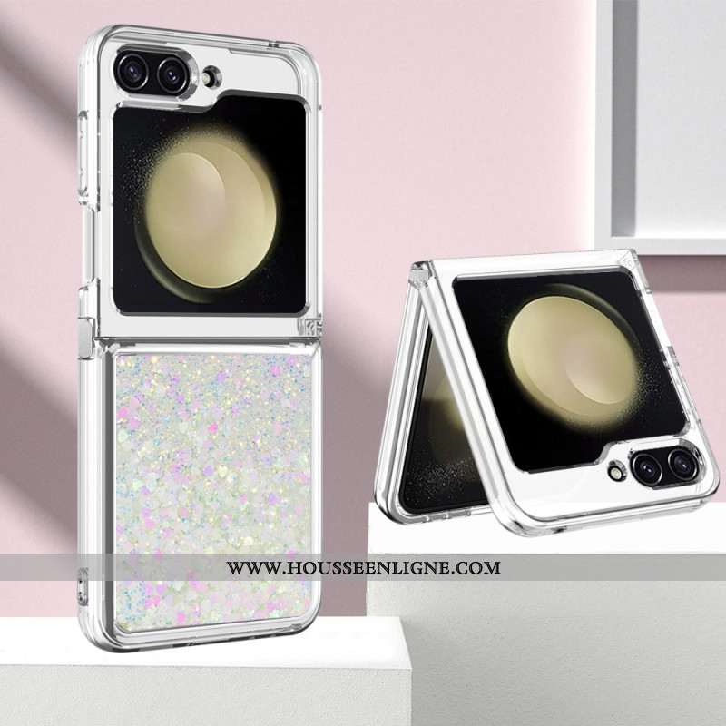 Coque Samsung Galaxy Z Flip 7 FE / Z Flip 6 Paillettes