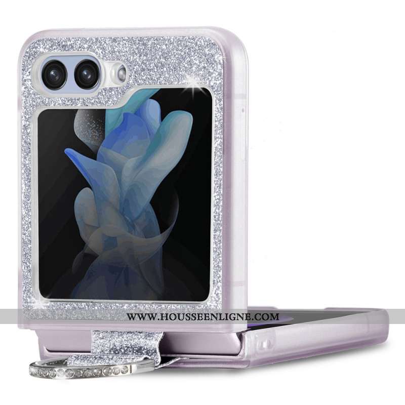 Coque Samsung Galaxy Z Flip 7 FE / Z Flip 6 Paillettes et Strass