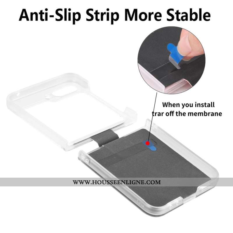 Coque Samsung Galaxy Z Flip 7 FE / Z Flip 6 Paillettes et Strass