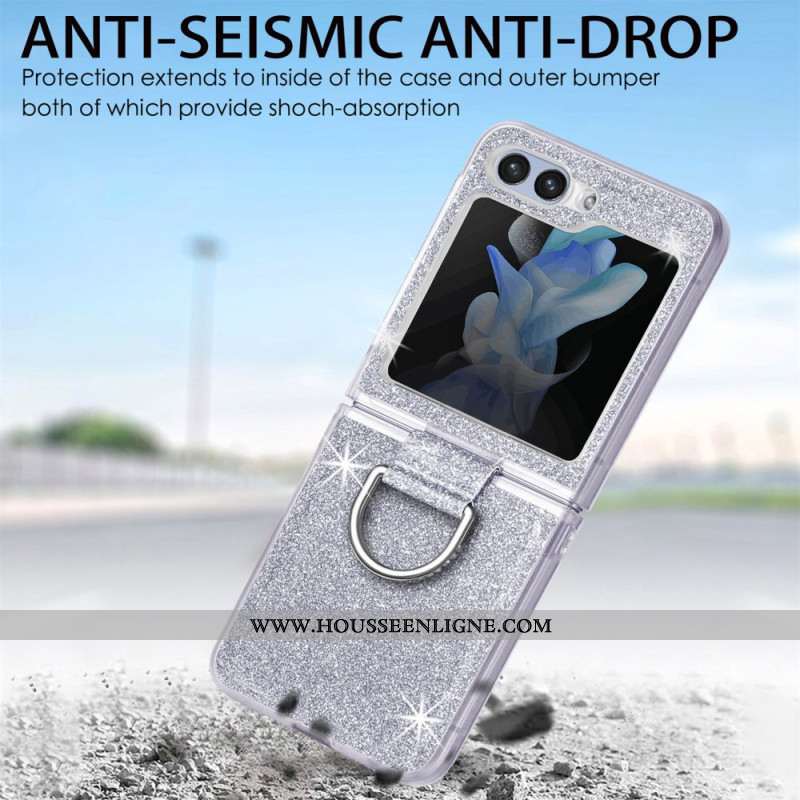 Coque Samsung Galaxy Z Flip 7 FE / Z Flip 6 Paillettes et Strass