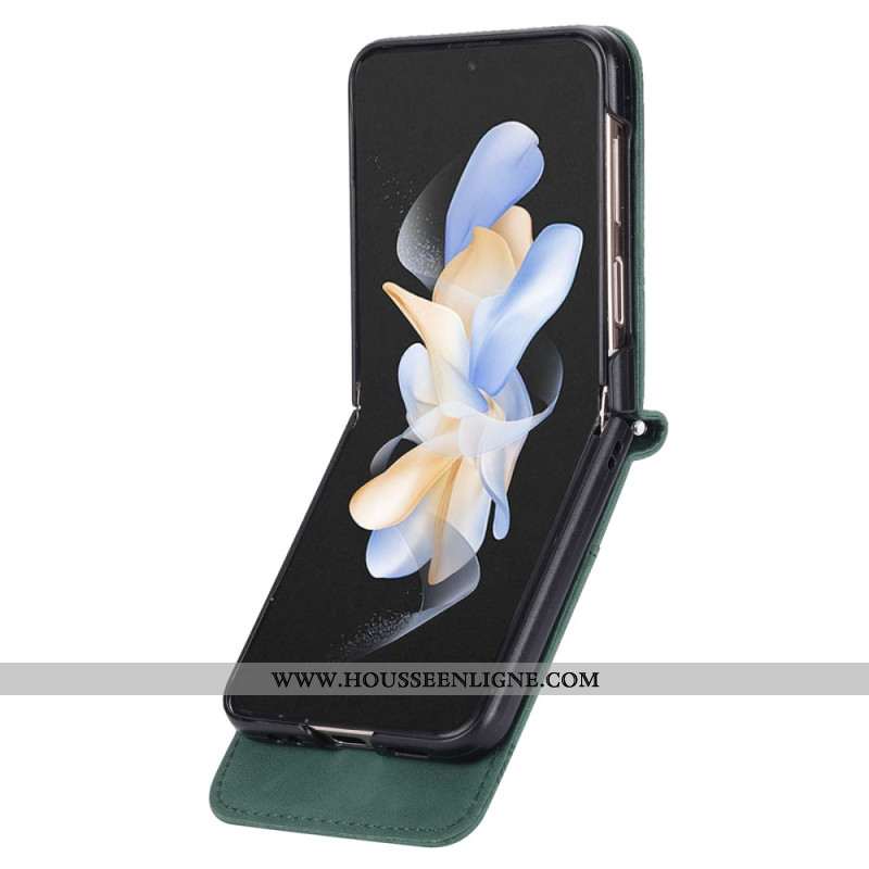 Coque Samsung Galaxy Z Flip 7 FE / Z Flip 6 Porte-Cartes DIERFENG