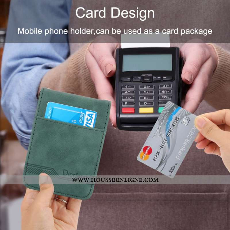 Coque Samsung Galaxy Z Flip 7 FE / Z Flip 6 Porte-Cartes DIERFENG