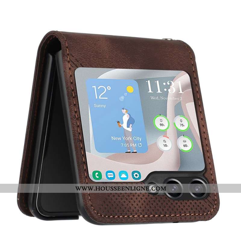 Coque Samsung Galaxy Z Flip 7 FE / Z Flip 6 Portefeuille Motif