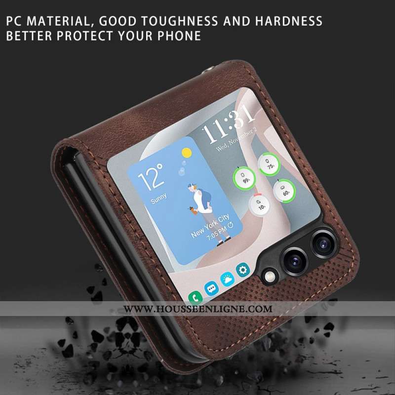 Coque Samsung Galaxy Z Flip 7 FE / Z Flip 6 Portefeuille Motif