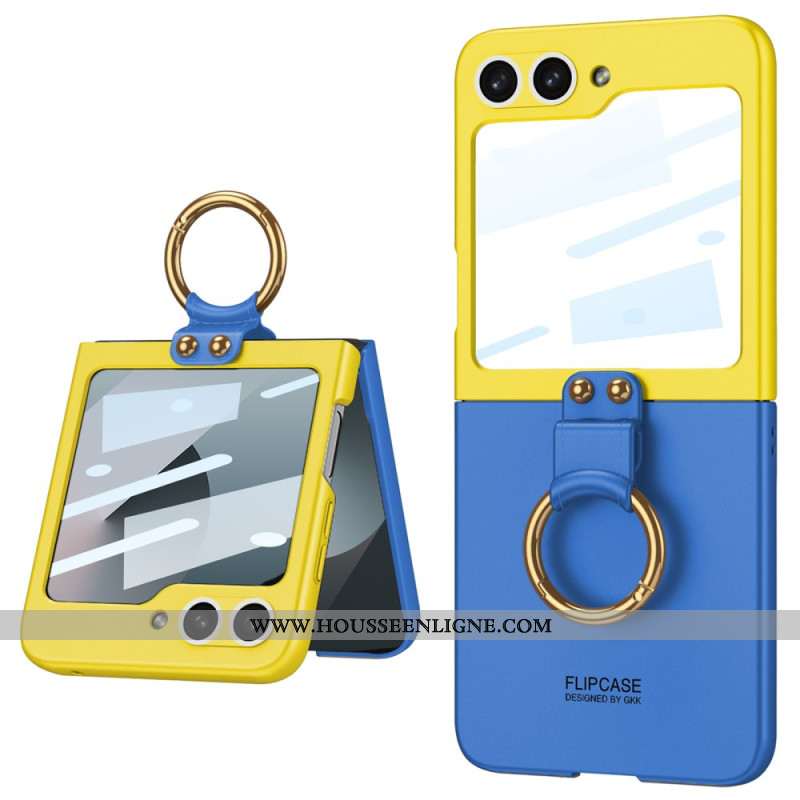 Coque Samsung Galaxy Z Flip 7 FE / Z Flip 6 Protection Magnétique de charnière et Support Bicolore