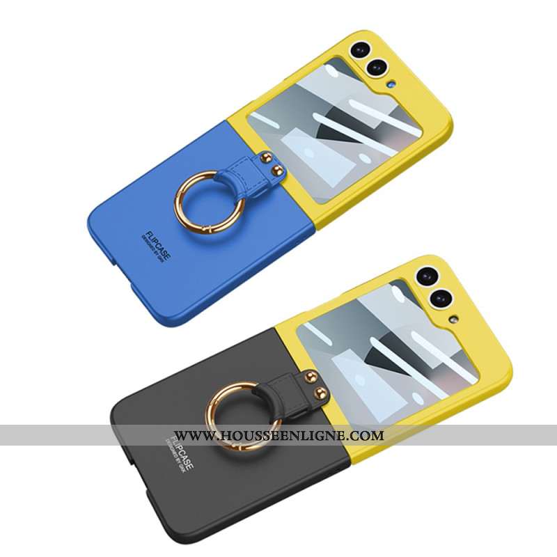 Coque Samsung Galaxy Z Flip 7 FE / Z Flip 6 Protection Magnétique de charnière et Support Bicolore