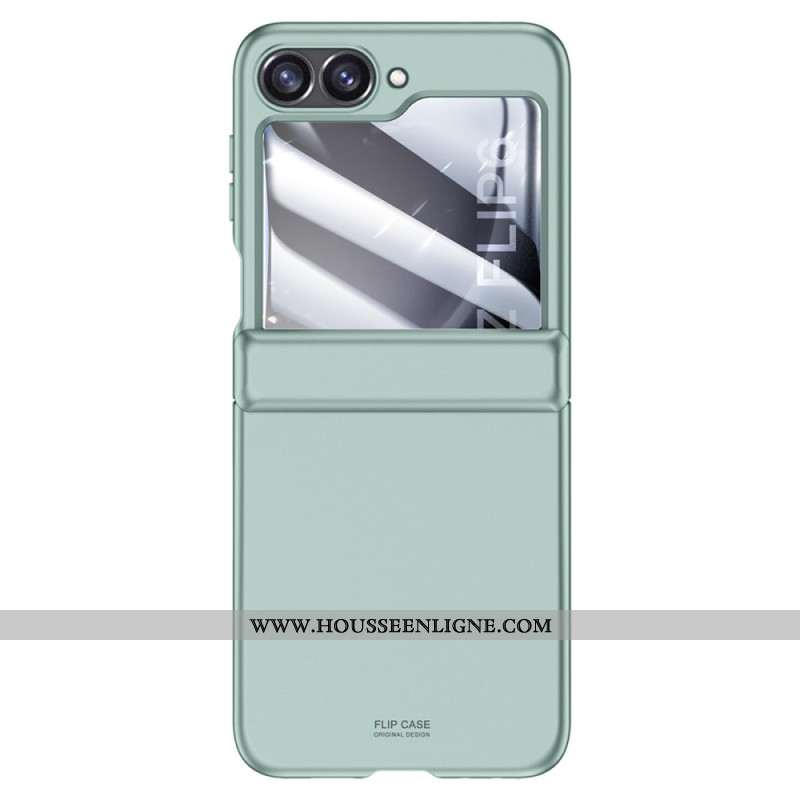 Coque Samsung Galaxy Z Flip 7 FE / Z Flip 6 Protection de Charnière et Film Écran Arrière en Verre T