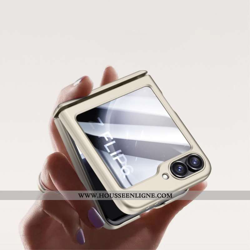 Coque Samsung Galaxy Z Flip 7 FE / Z Flip 6 Protection de Charnière et Film Écran Arrière en Verre T