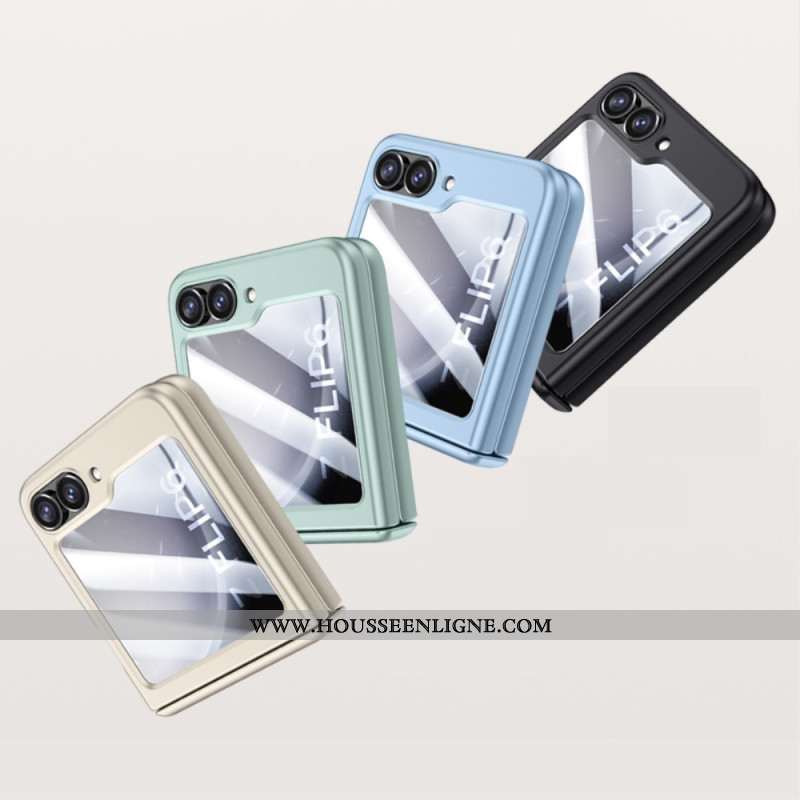 Coque Samsung Galaxy Z Flip 7 FE / Z Flip 6 Protection de Charnière et Film Écran Arrière en Verre T