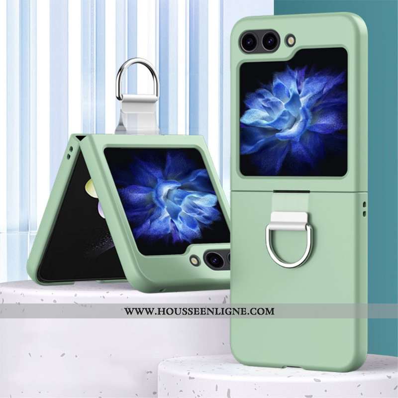 Coque Samsung Galaxy Z Flip 7 FE / Z Flip 6 Rigide Anneau Métallique