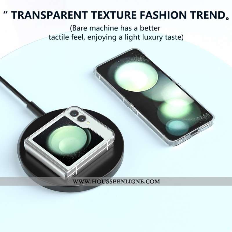 Coque Samsung Galaxy Z Flip 7 FE / Z Flip 6 Rigide Transparente