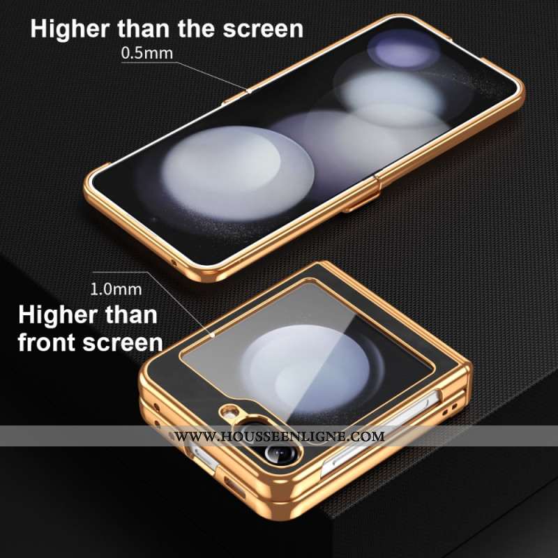 Coque Samsung Galaxy Z Flip 7 FE / Z Flip 6 Simili Cuir