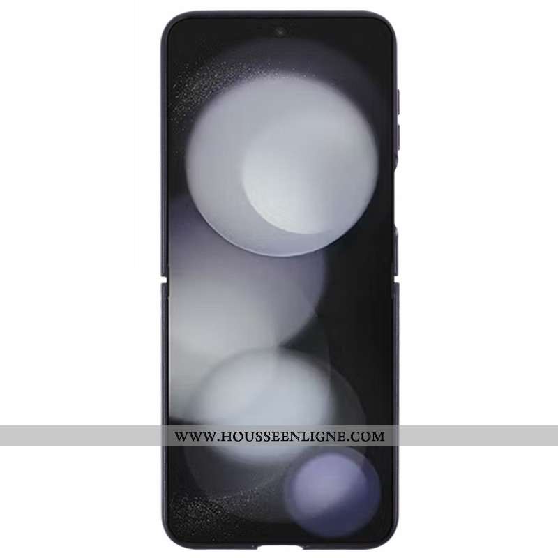 Coque Samsung Galaxy Z Flip 7 FE / Z Flip 6 Simili Cuir X-LEVEL