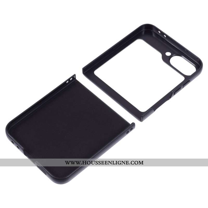 Coque Samsung Galaxy Z Flip 7 FE / Z Flip 6 Simili Cuir X-LEVEL