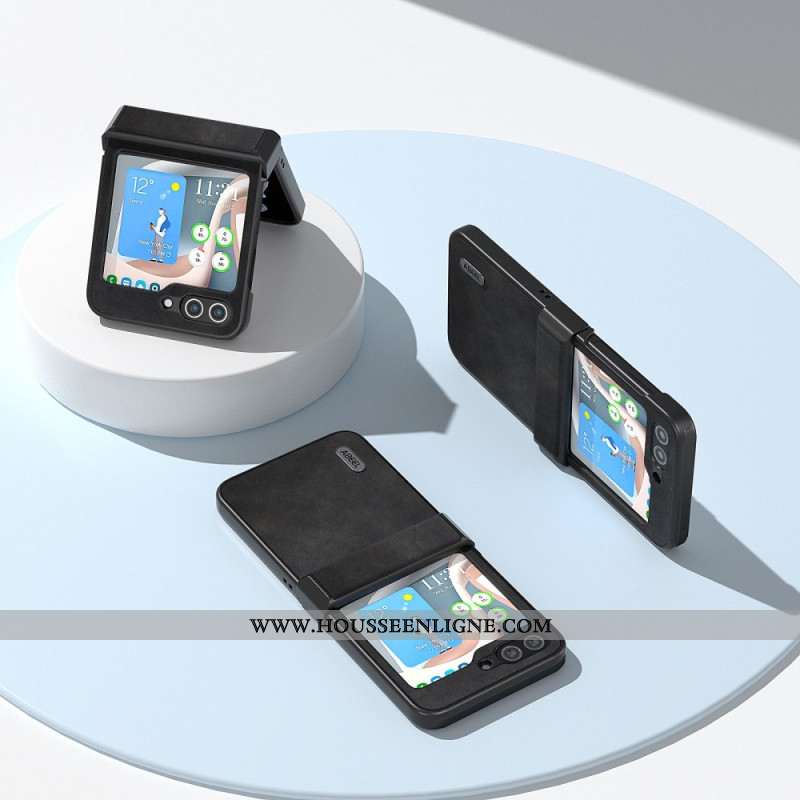 Coque Samsung Galaxy Z Flip 7 FE / Z Flip 6 Style Cuir Vintage ABEEL