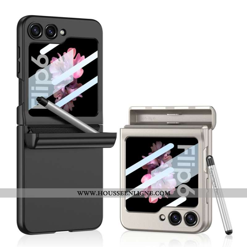 Coque Samsung Galaxy Z Flip 7 FE / Z Flip 6 Stylet et Charnière Magnétique